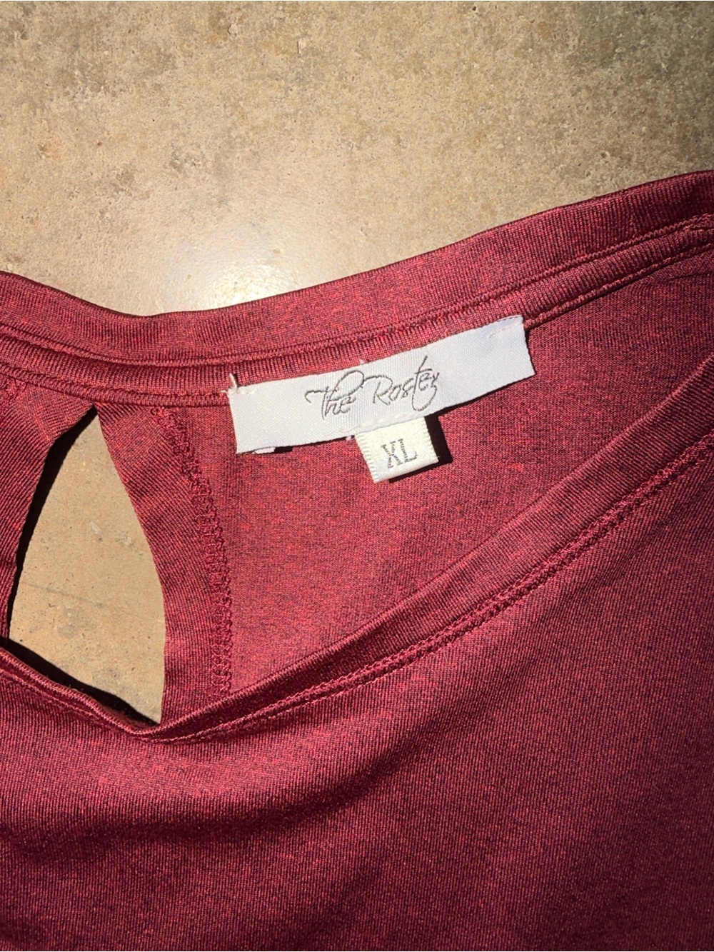 The Roster Live in the Moment Cross Back Tank XL Raspberry Workout Top - Picture 6 of 12